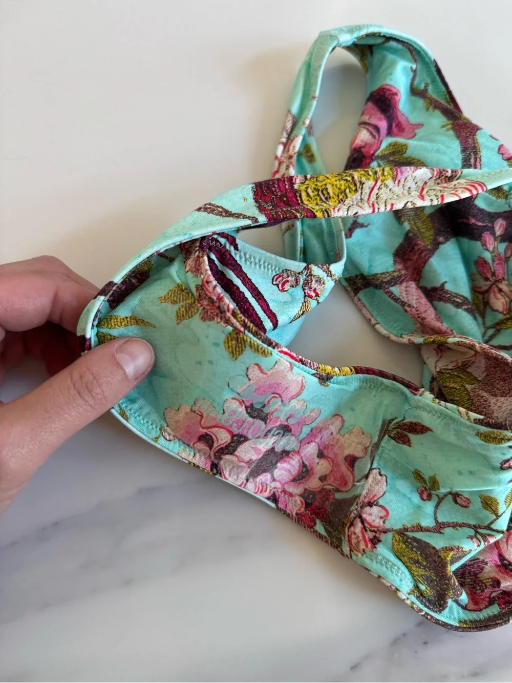 NWT rare SKIMS x roberto cavalli dipped bikini - Fagianella print